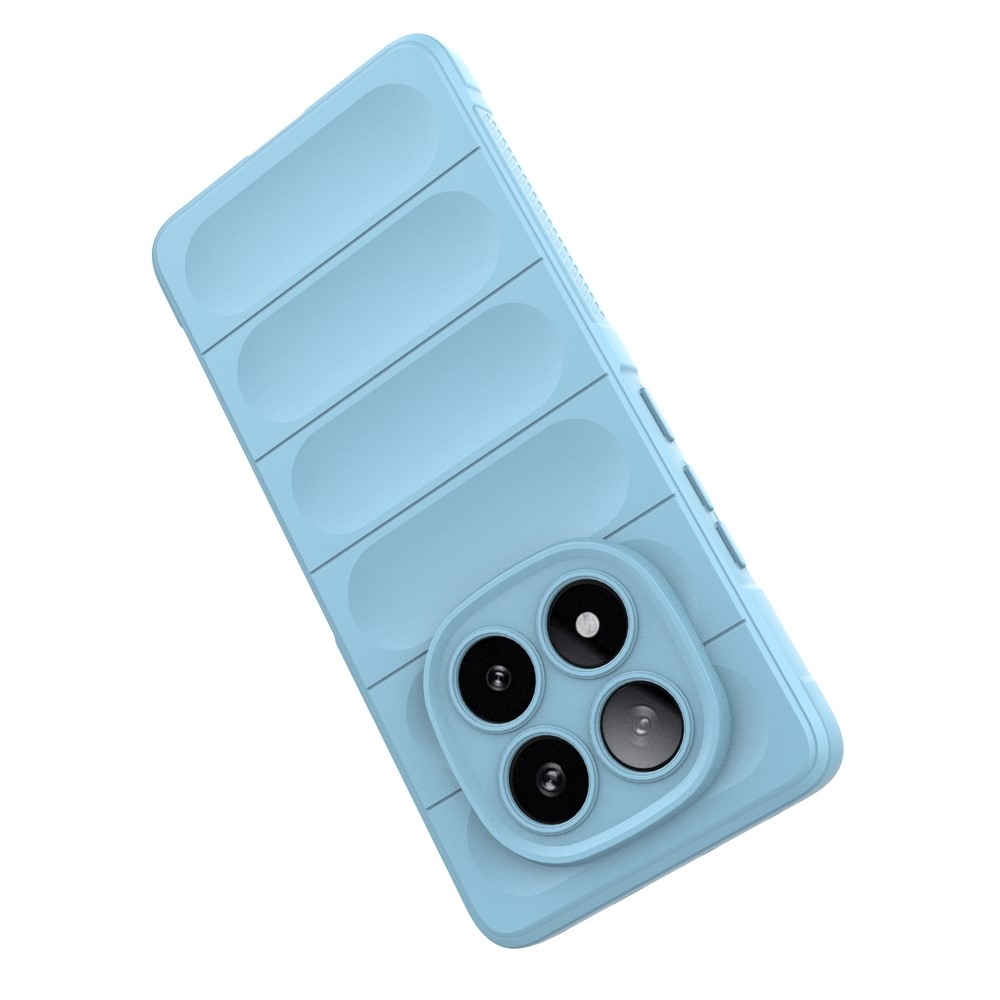Rugg odolný gélový obal na Xiaomi Redmi Note 14 Pro 5G/Poco X7 5G - svetlomodrý