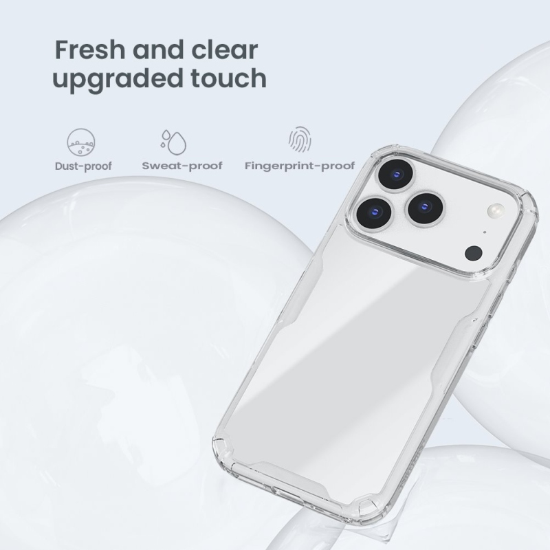 Nillkin Nature TPU PRO kryt pre Apple iPhone 17 Pro Transparent