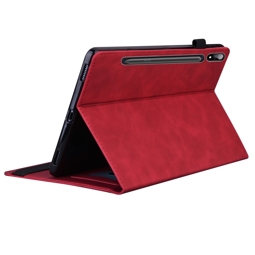 Business zatváracie púzdro na tablet Lenovo Tab P12 Pro - červené