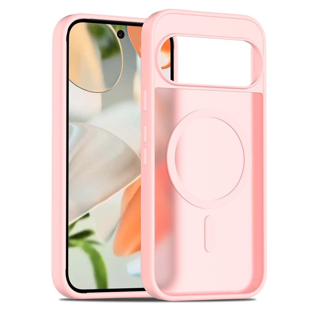 Skin gélový obal s pevným chrbtom a podporou MagSafe na Google Pixel 10 Pro/Pixel 10 - ružový