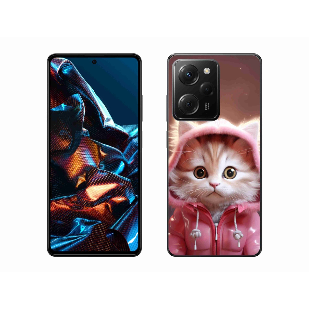 Gélový kryt mmCase na Xiaomi Poco X5 Pro 5G - roztomilé mačiatko 3