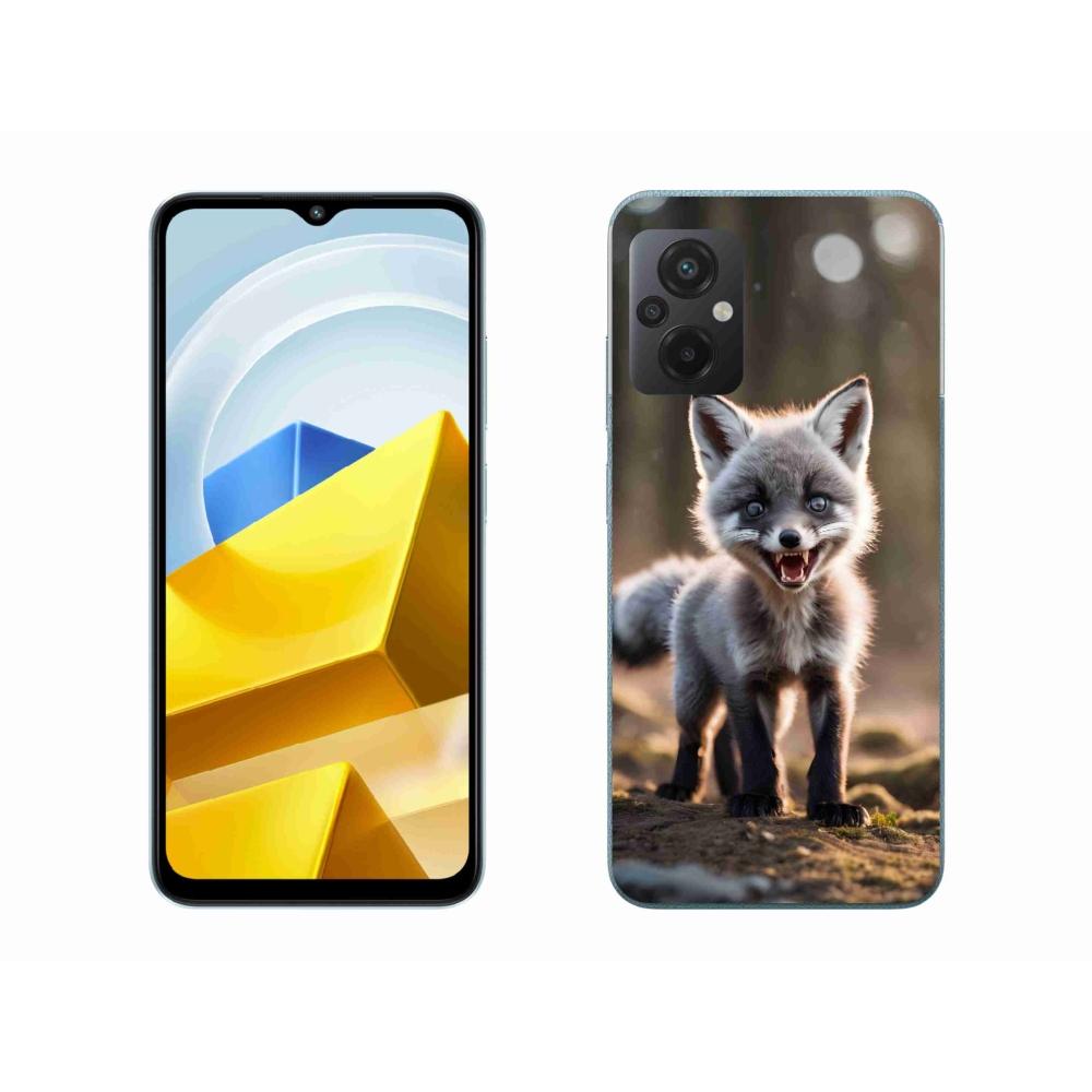 Gélový kryt mmCase na Xiaomi Poco M5 4G - rozzúrená líška