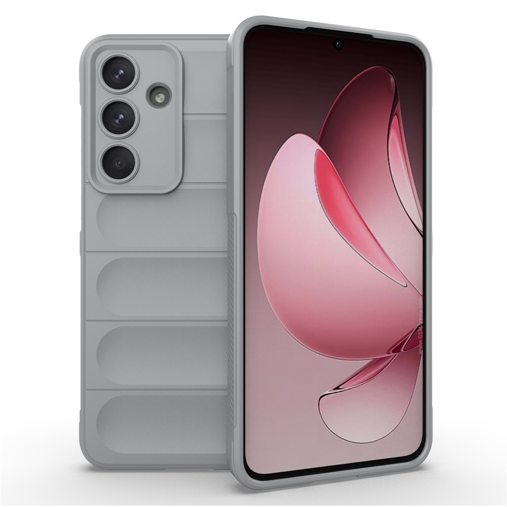 Rugg odolný gélový obal na Samsung Galaxy S25 FE - svetlosivý