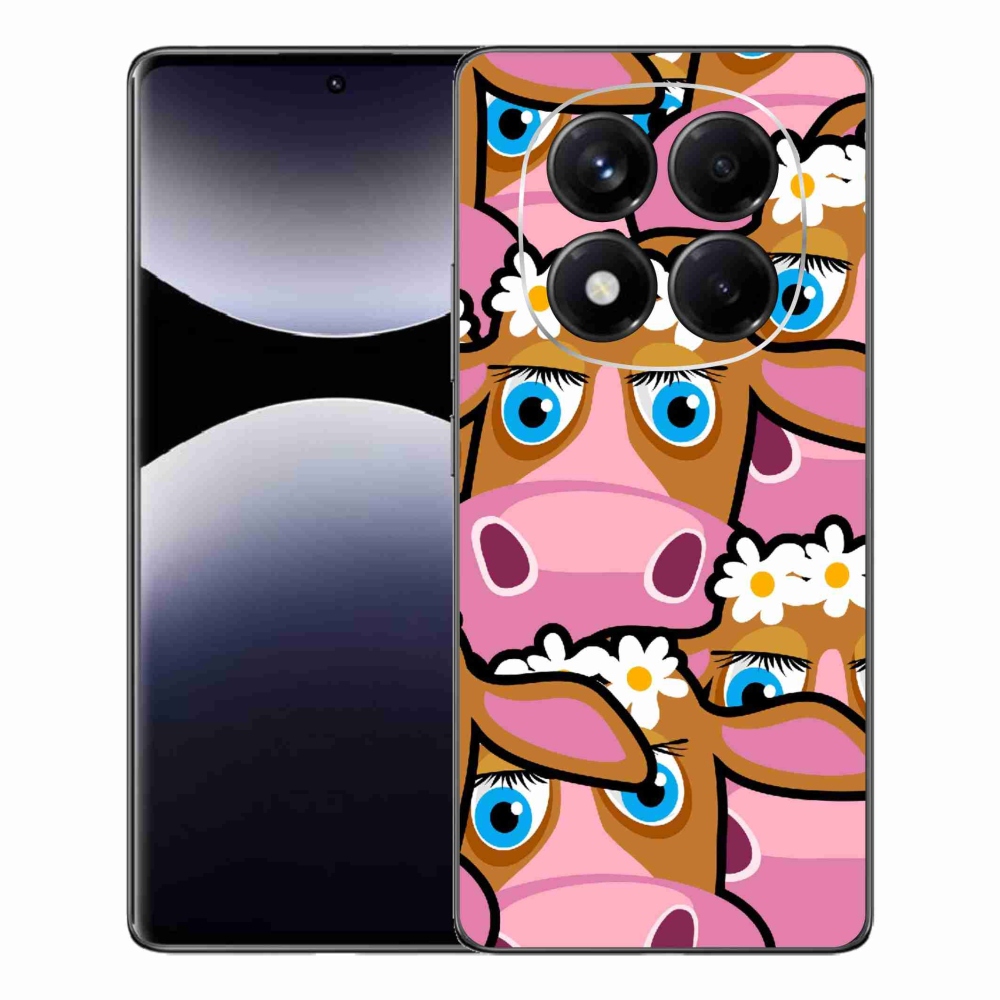 Gélový kryt mmCase na Xiaomi Redmi Note 14 Pro - kreslené kravičky