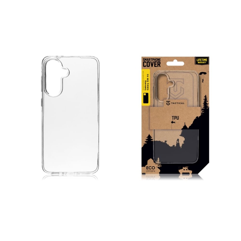 Tactical TPU Kryt pre Samsung Galaxy A56 5G Transparent