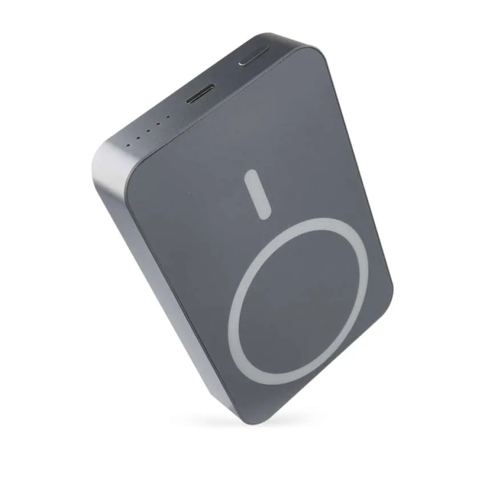 Powerbanka EMOS WI 1046, 10 000 mAh, 20 W+Wireless - šedá