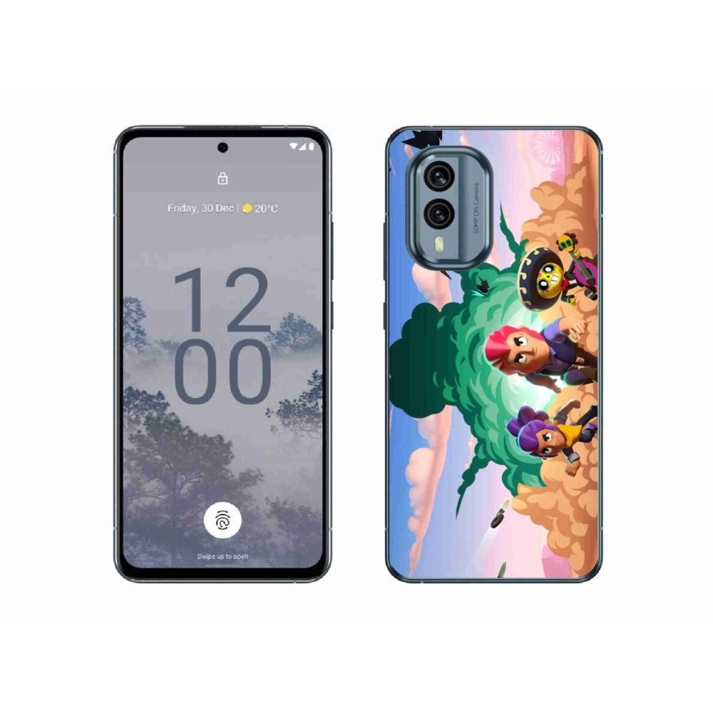 Gelový kryt mmCase na Nokia X30 5G - brawl stars