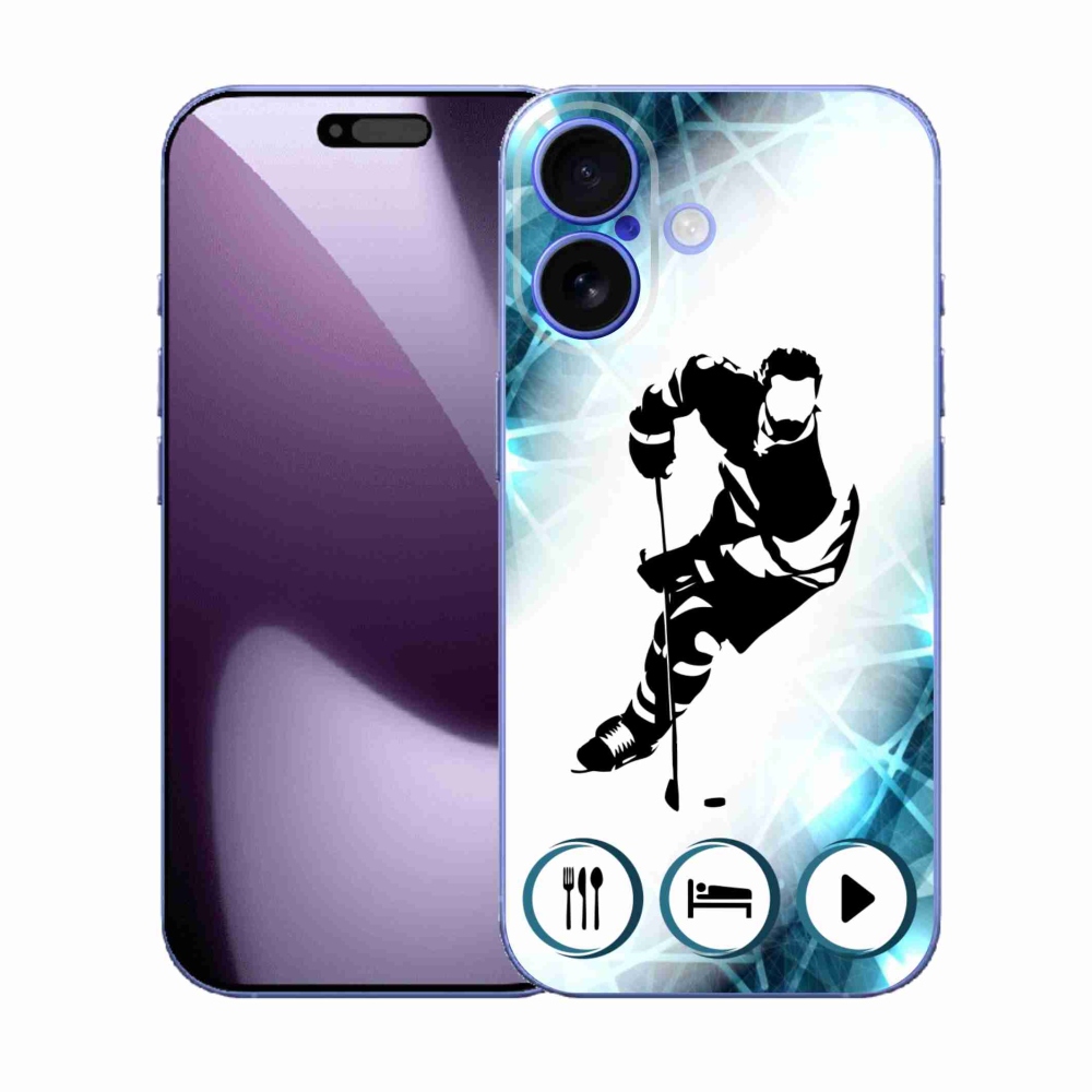 Gélový kryt mmCase na iPhone 17 - hokej 1