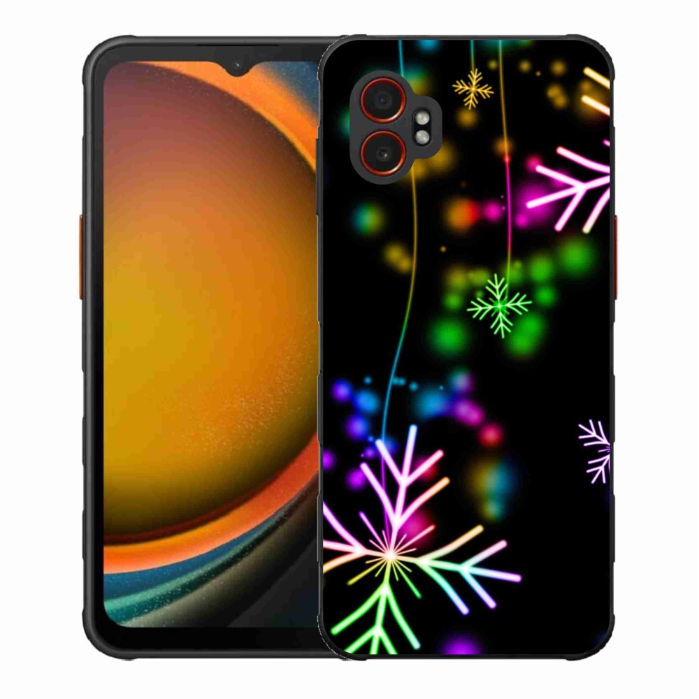 Gélový kryt mmCase na Samsung Galaxy Xcover 7 Pro - farebné vločky