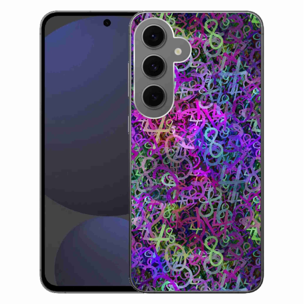 Gélový kryt mmCase na Samsung Galaxy S24 FE - abstraktný motív 25
