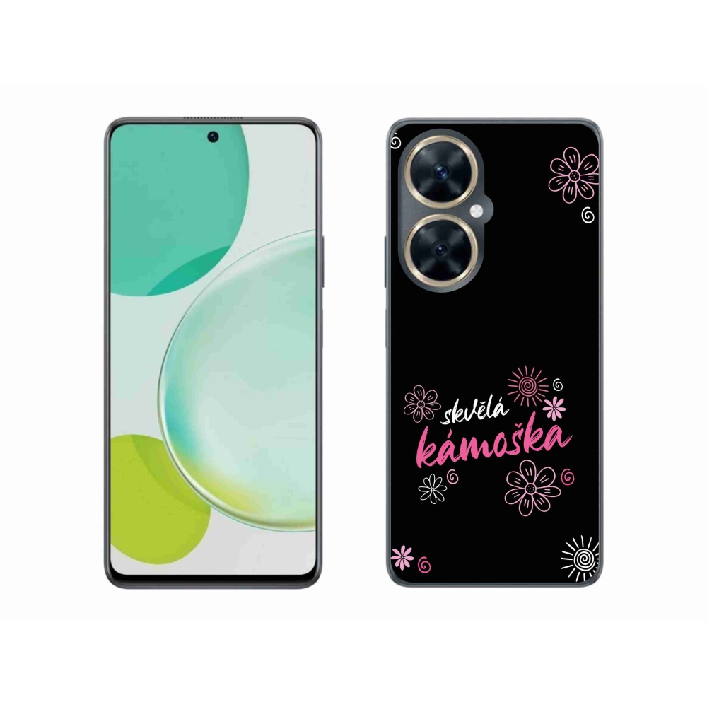 Gélový kryt mmCase na Huawei Nova 11i - skvelá kamoška čierne pozadie