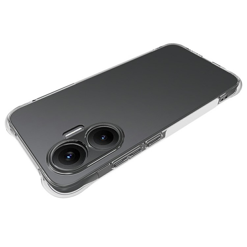Priehľadný gélový obal s vystuženými rohmi na Xiaomi Poco F7 5G