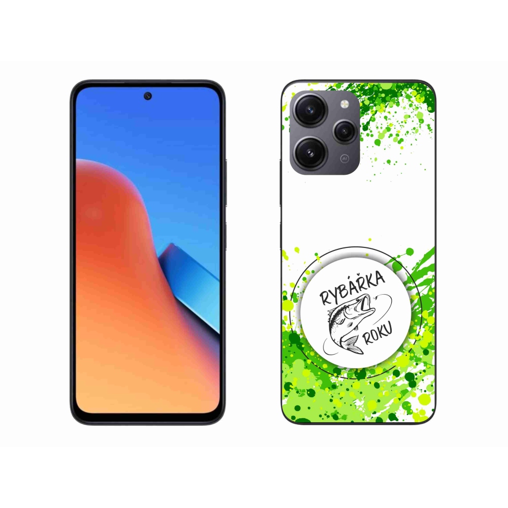 Gélový kryt mmCase na Xiaomi Redmi 12 - rybárka roku biele pozadie
