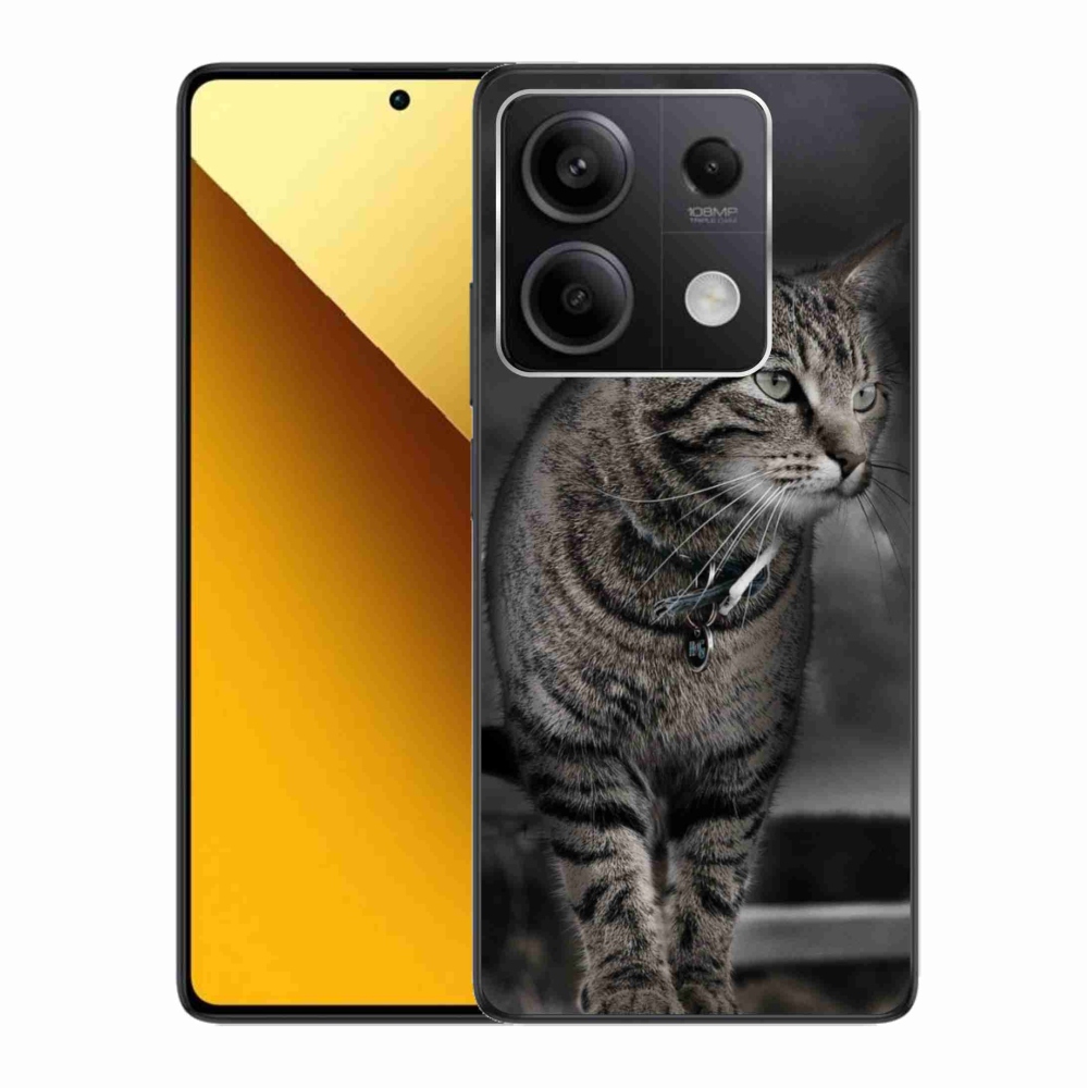 Gélový kryt mmCase na Xiaomi Redmi Note 13 5G - mačka