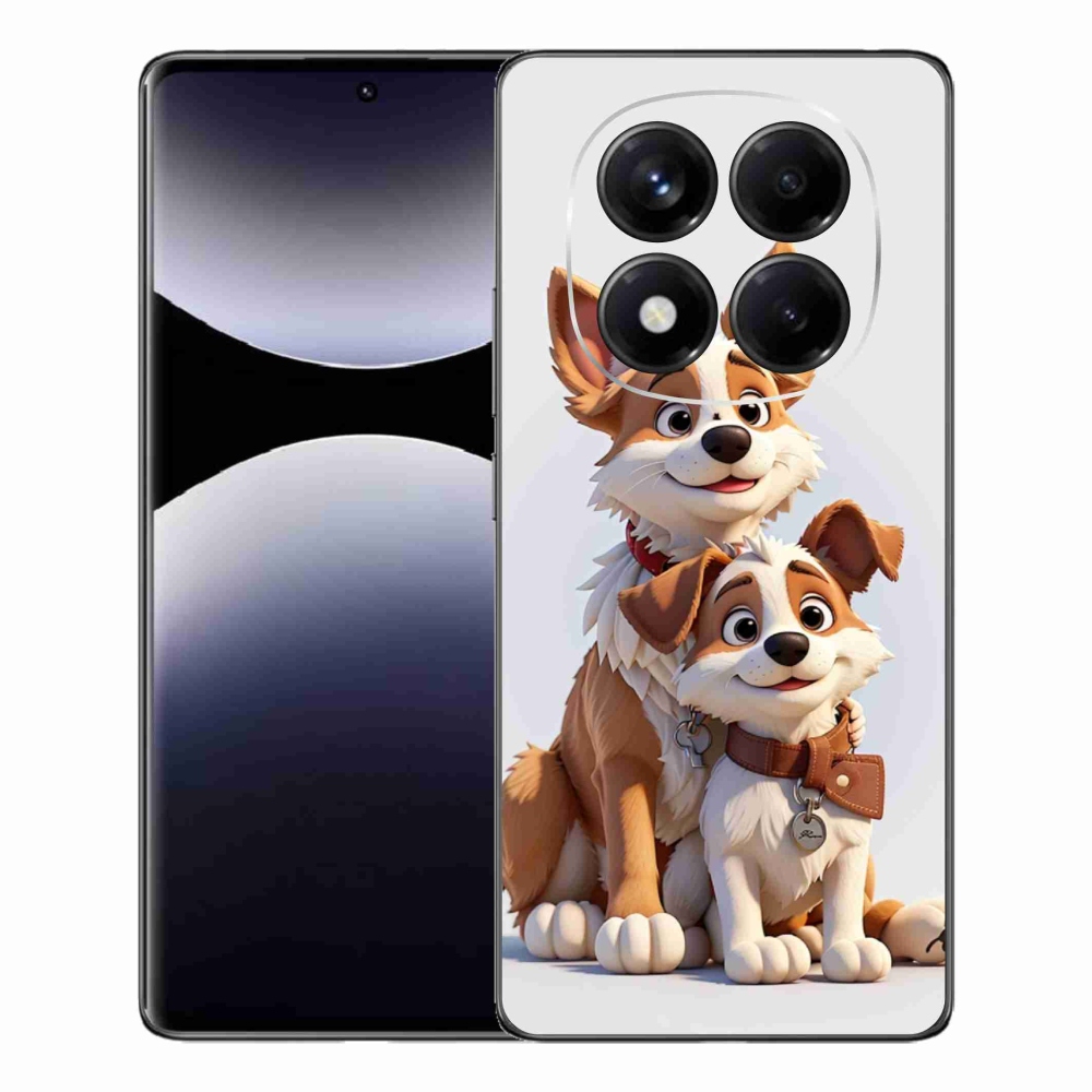 Gélový kryt mmCase na Xiaomi Redmi Note 14 Pro - kreslenie psy