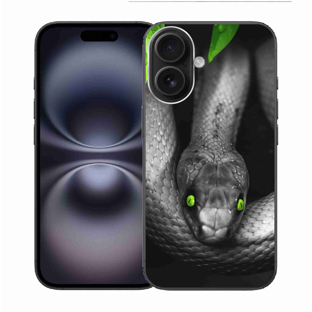 Gélový kryt mmCase na iPhone 16 - had