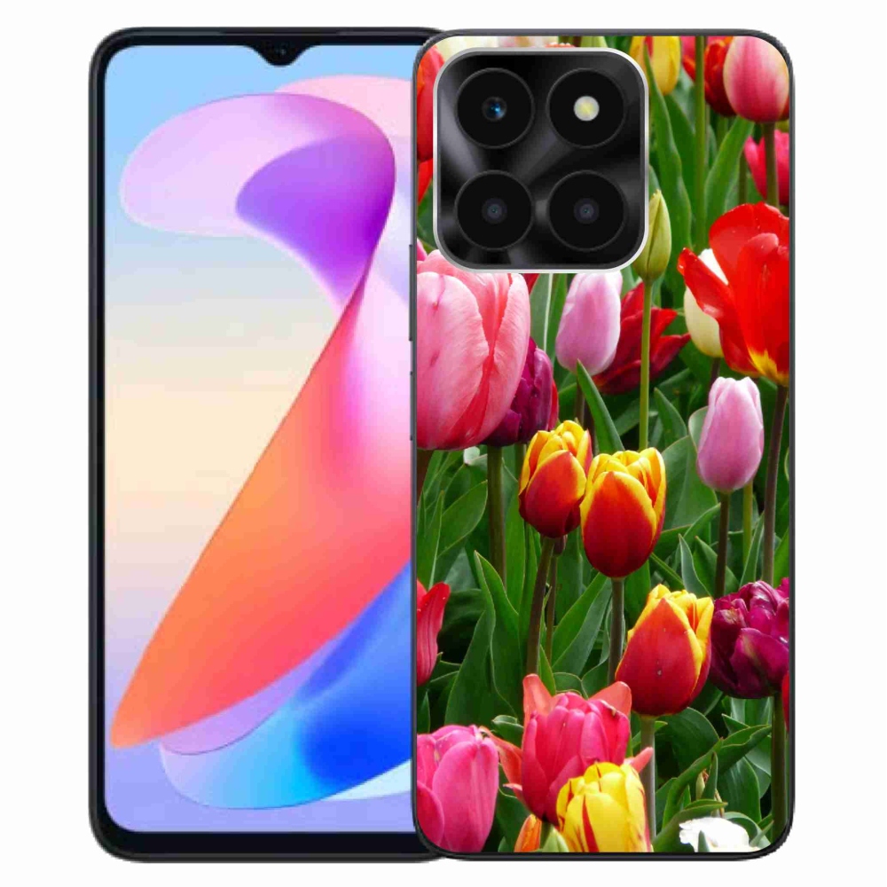 Gélový kryt mmCase na Honor X6a - tulipány