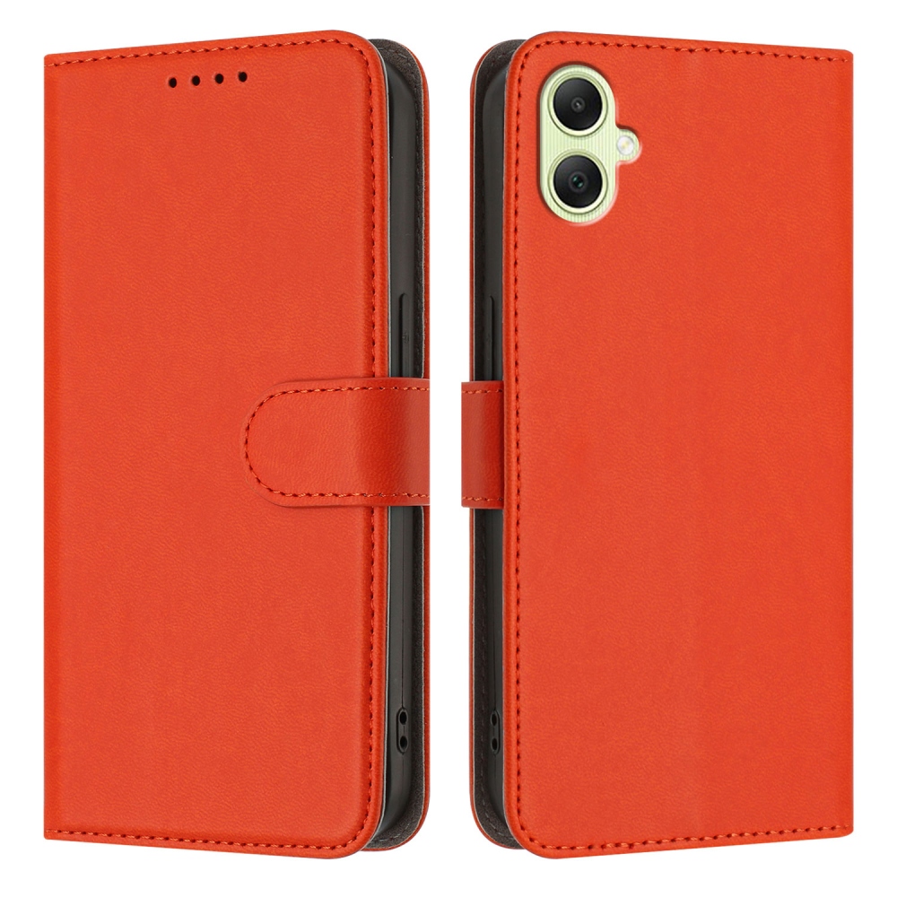 Snap knižkové puzdro na Samsung Galaxy A07 4G - oranžové