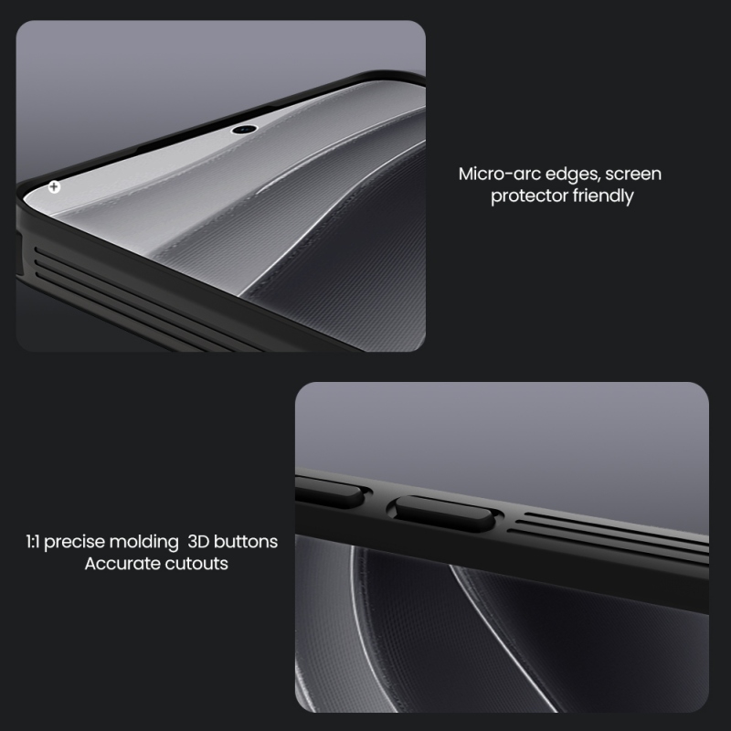 Nillkin CamShield PRO Zadný Kryt pre Xiaomi Redmi Note 14 Pro+ 5G Black