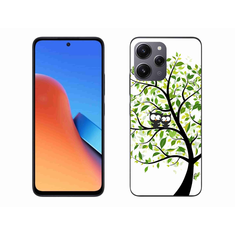 Gélový kryt mmCase na Xiaomi Redmi 12 - malej sovy na strome