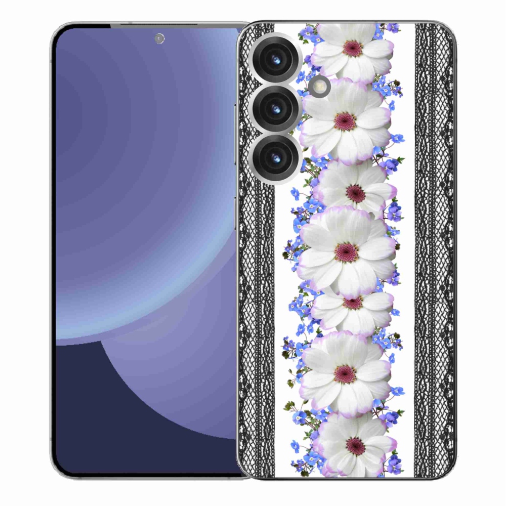 Gélový kryt mmCase na Samsung Galaxy S25+ - kvety 8