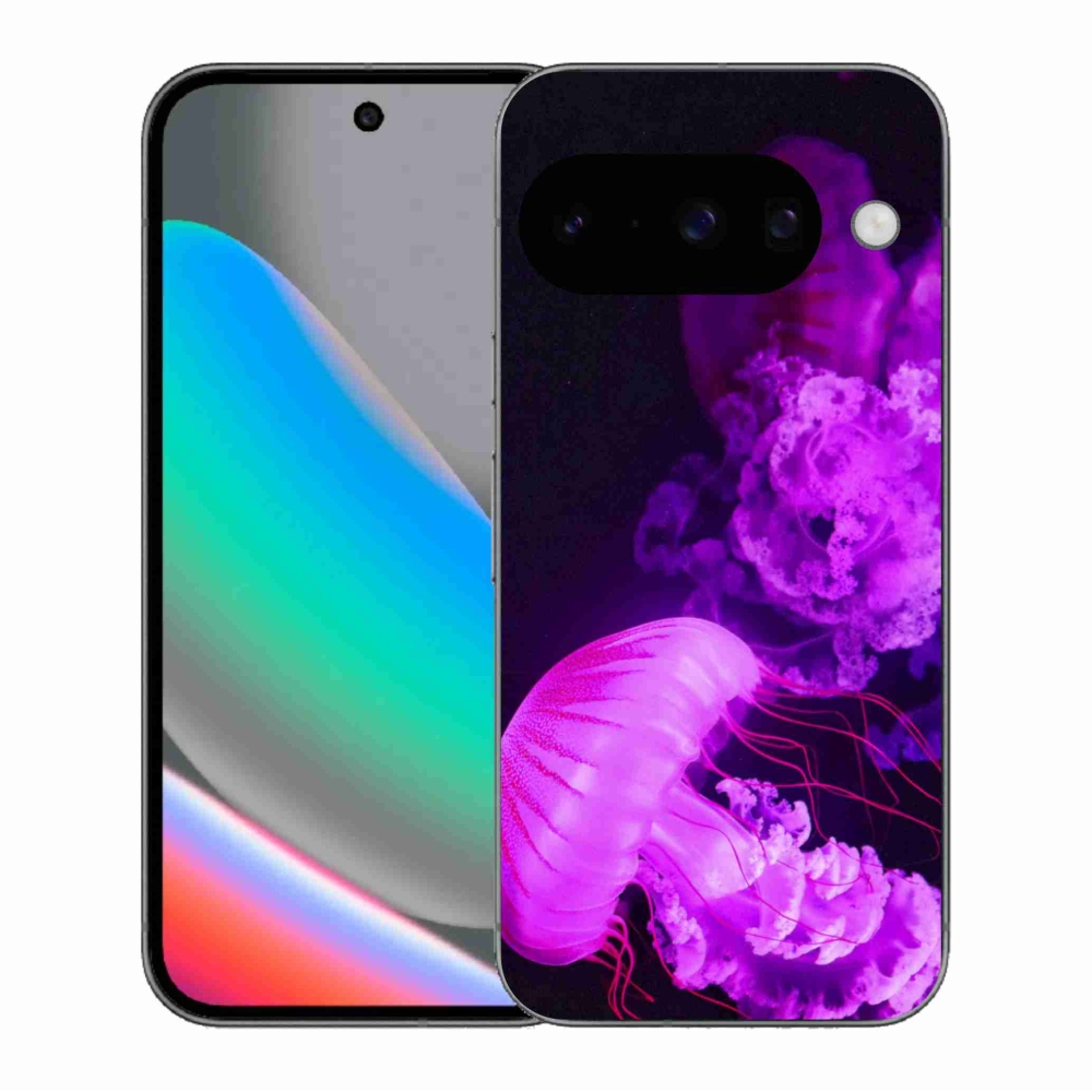 Gélový kryt mmCase na Google Pixel 10 - medúza 1