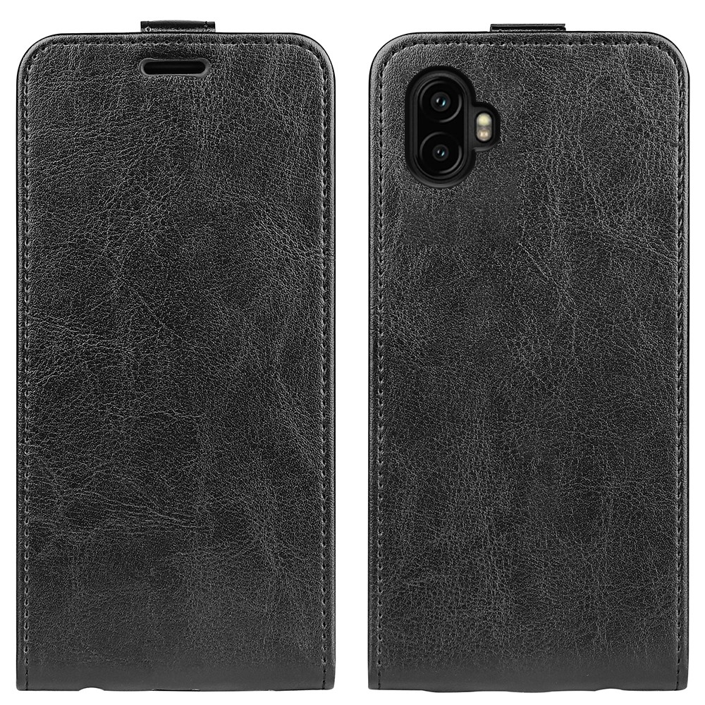 Vertical knižkové púzdro na Samsung Galaxy Xcover 7 Pro - čierne
