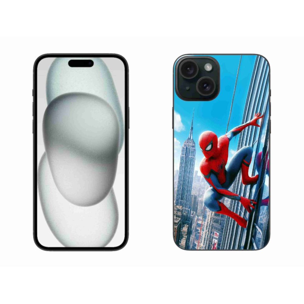 Gélový kryt mmCase na iPhone 15 Plus - spiderman