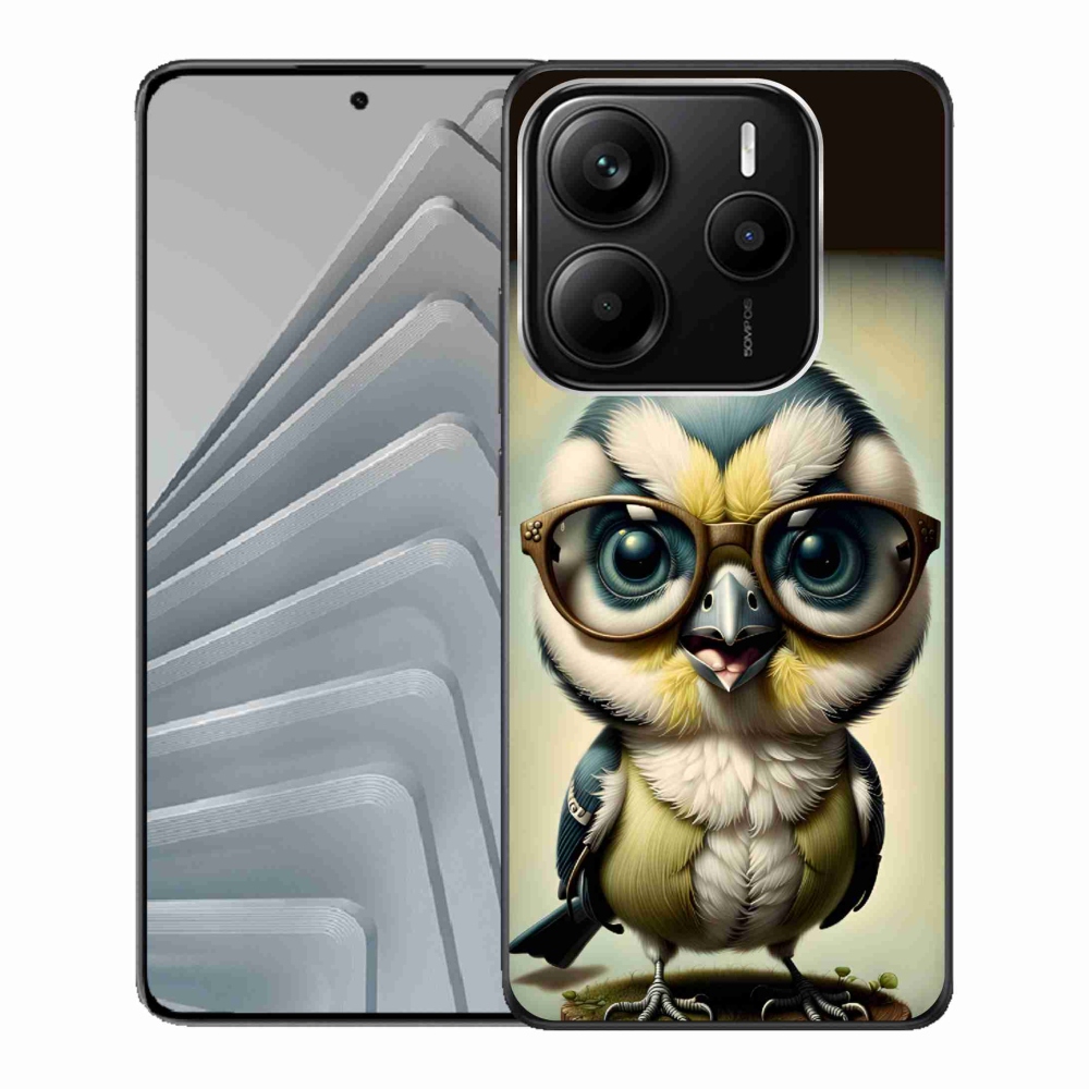 Gélový kryt mmCase na Xiaomi Redmi Note 14 5G - mládež s brýlemi