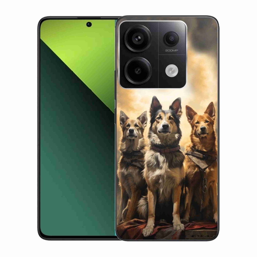 Gélový kryt mmCase na Xiaomi Redmi Note 13 Pro 5G/Poco X6 5G - tri psy