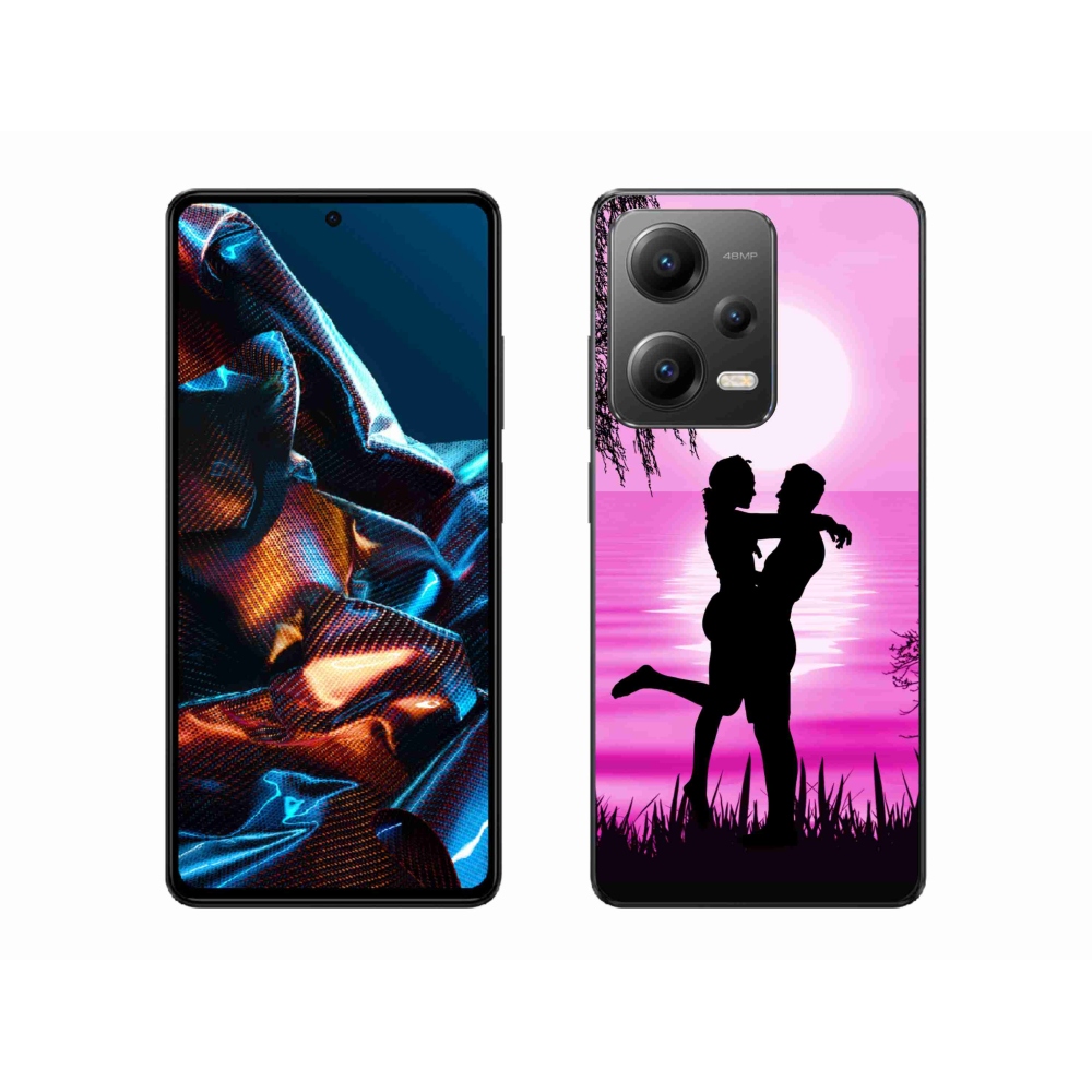 Gélový obal mmCase na mobil Xiaomi Redmi Note 12 Pro 5G - západ slnka
