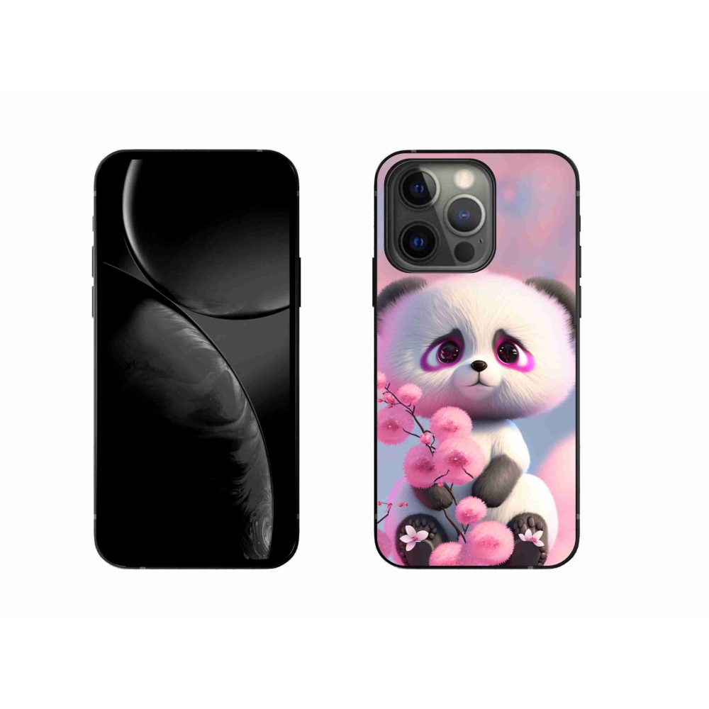 Gélový kryt mmCase na iPhone 13 Pro 6.1 - roztomilá panda 1
