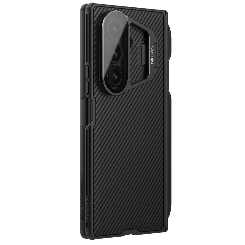 Nillkin CamShield Prop Magnetic Pen Slot (Transparent Lens) Zadný kryt pre Samsung Galaxy Z Fold 7 Black