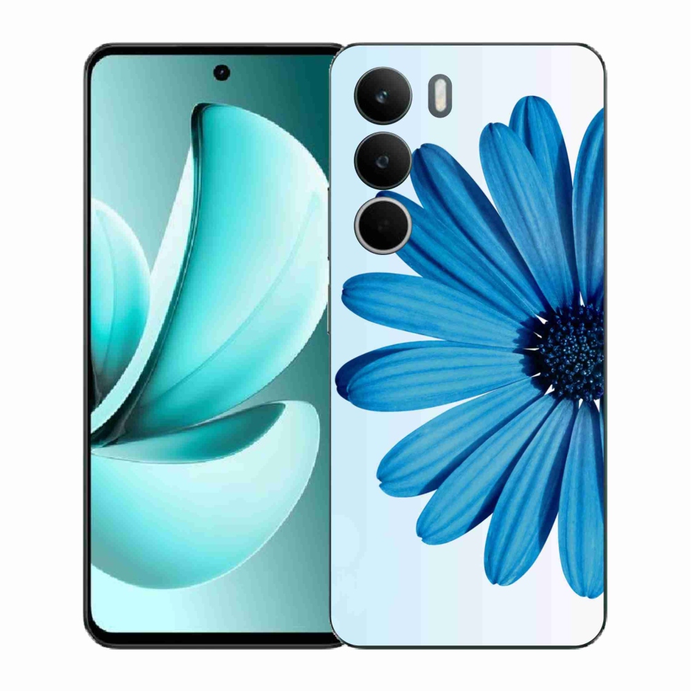 Gélový kryt mmCase na Realme C71 - modrá margaréta