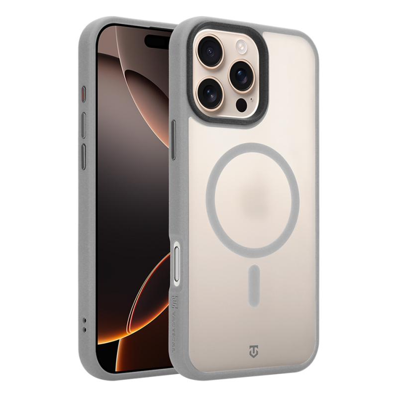 Tactical MagForce Hypersand puzdro pre Apple iPhone 16 Pro Max, svetlošedé