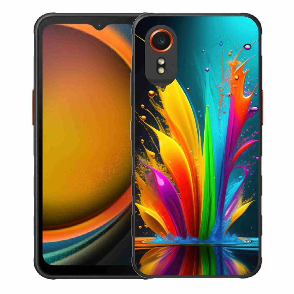 Gélový kryt mmCase na Samsung Galaxy Xcover 7 - abstraktný motív 1