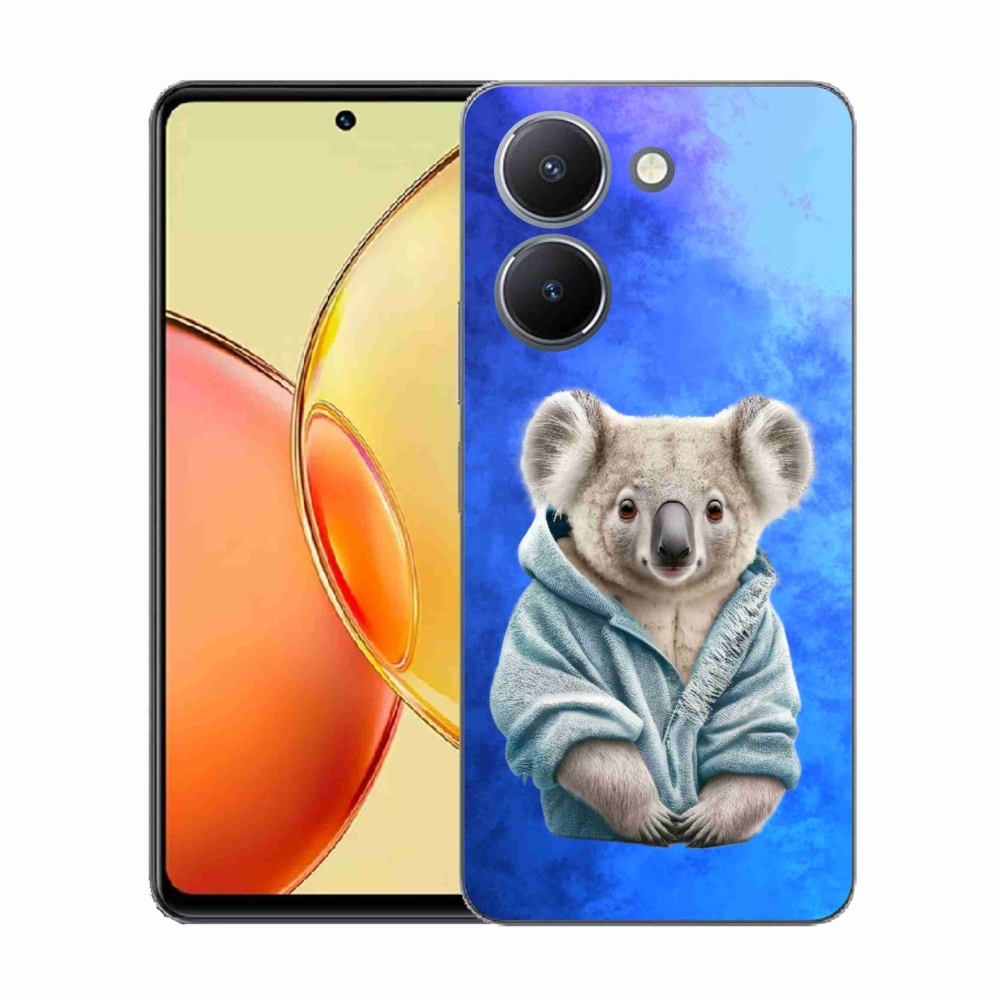Gélový kryt mmCase na Vivo Y36 - koala vo svetri