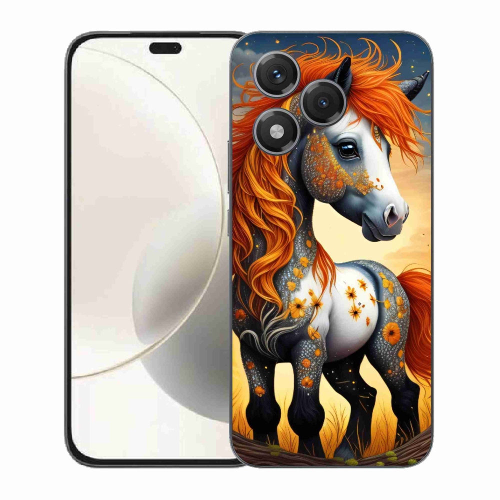 Gélový kryt mmCase na Honor 400 Lite - farebný poník