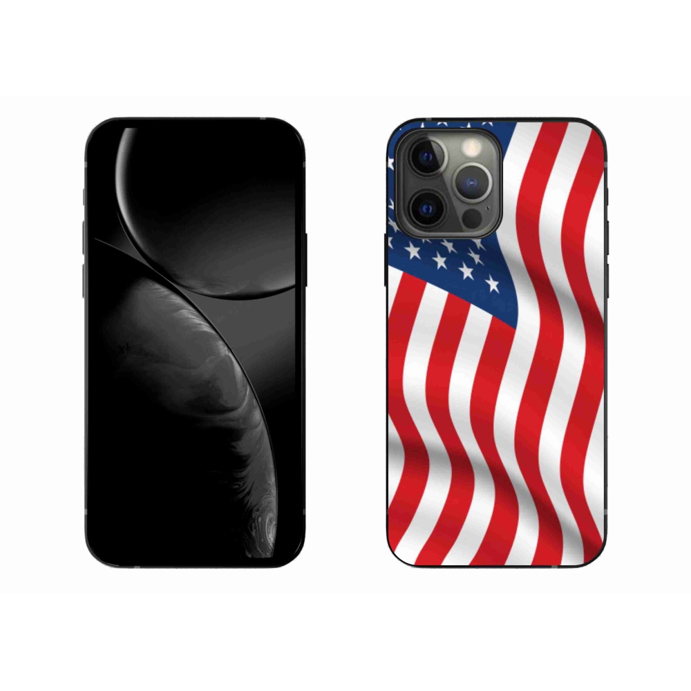 Gélový kryt mmCase na mobil iPhone 13 Pro Max 6.7 - USA vlajka