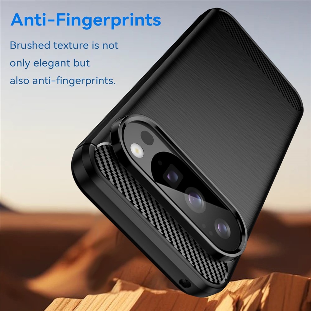Carbon odolný gélový obal na Google Pixel 10 Pro/Pixel 10 - čierny