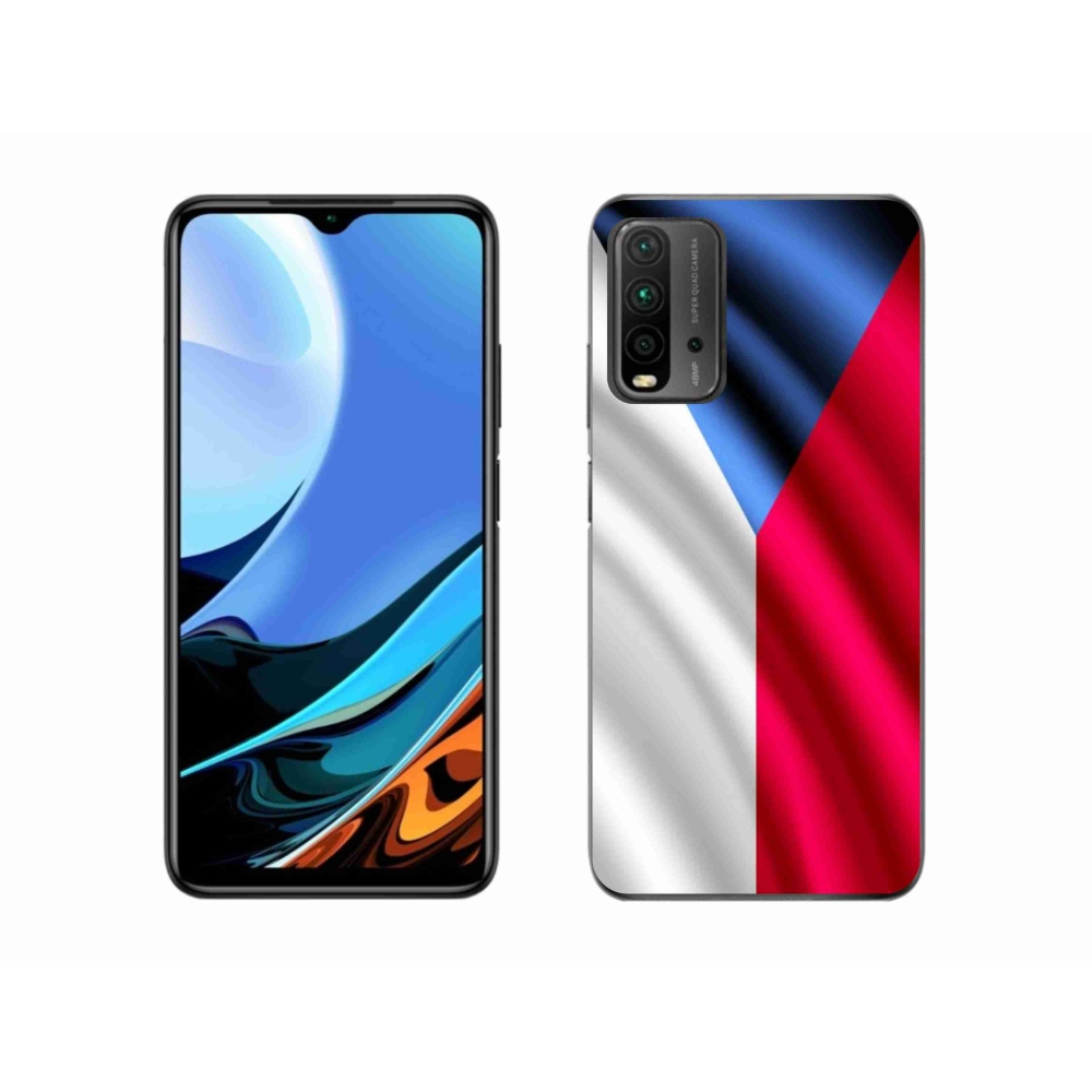 Gélový kryt mmCase na mobil Xiaomi Redmi 9T - česká vlajka