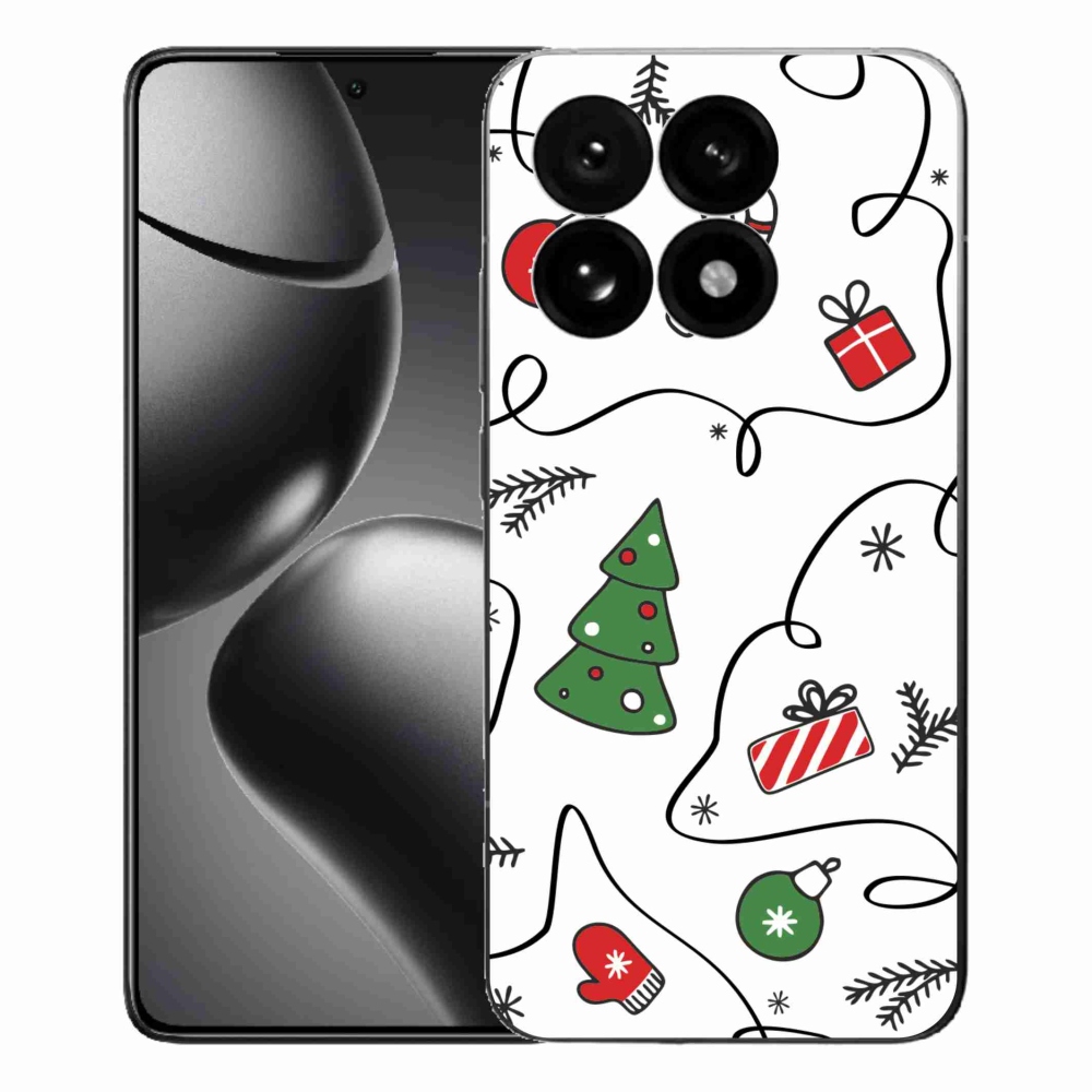 Gélový kryt mmCase na Xiaomi 15T - vianočné motívy