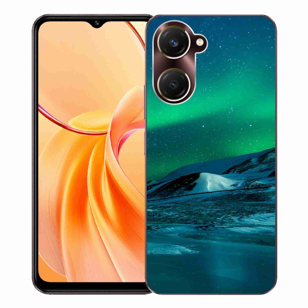 Gélový kryt mmCase na Vivo Y28s 5G - polárna žiara