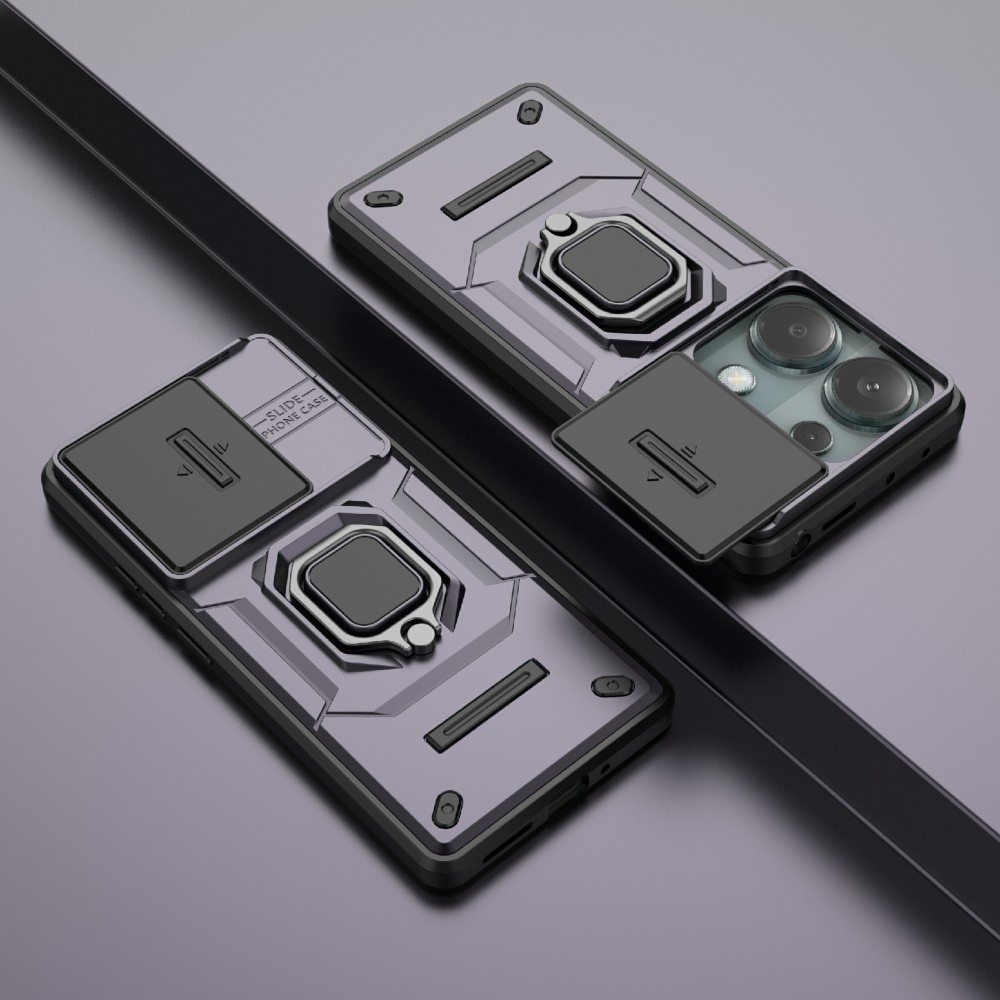 Lens odolný kryt na Xiaomi Redmi Note 14S - fialový