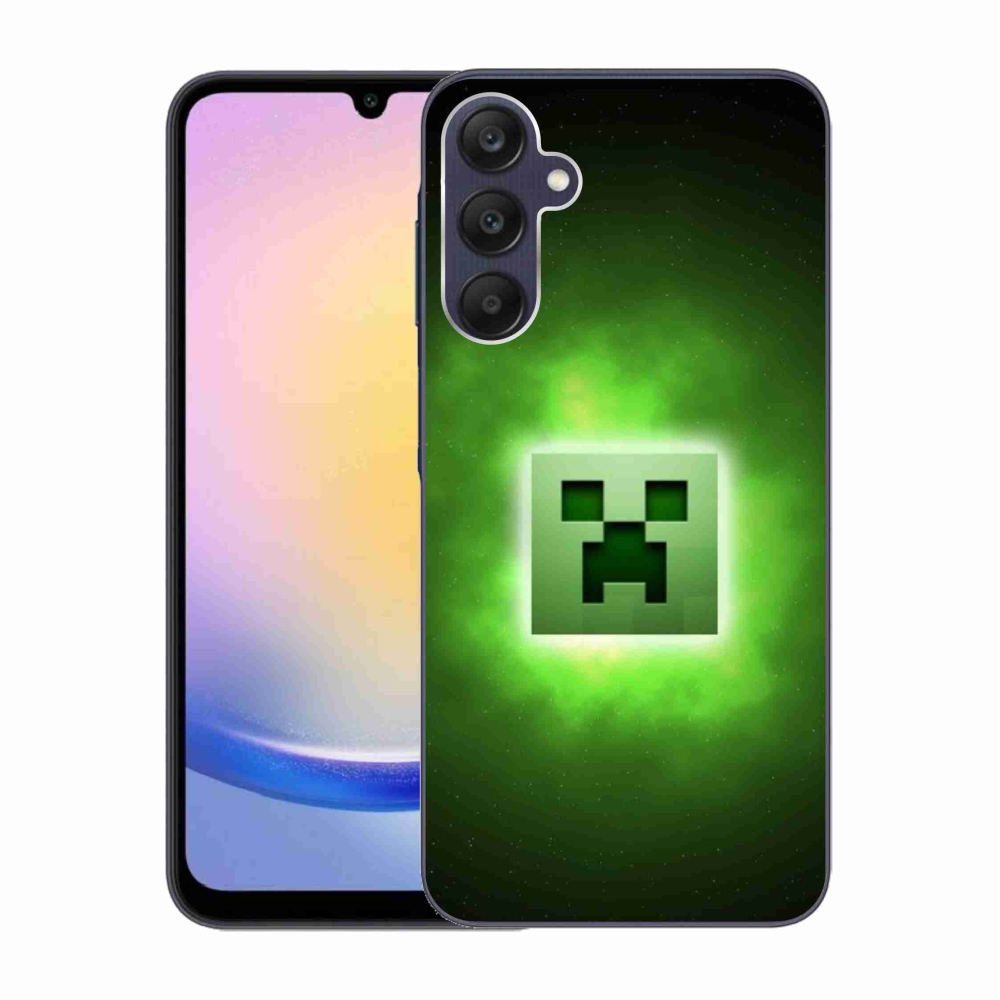 Gélový kryt mmCase na Samsung Galaxy A25 5G - minecraft