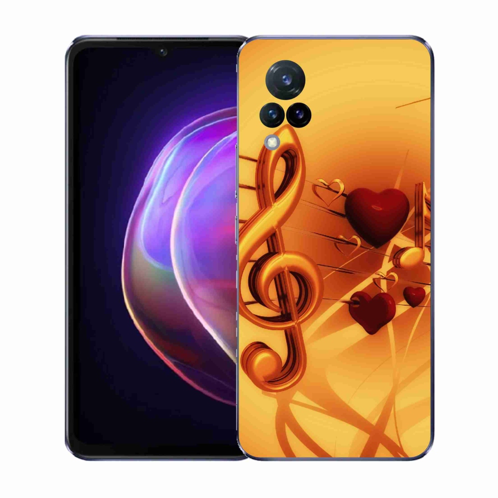 Gélový kryt mmCase na Vivo V21 4G/5G - noty