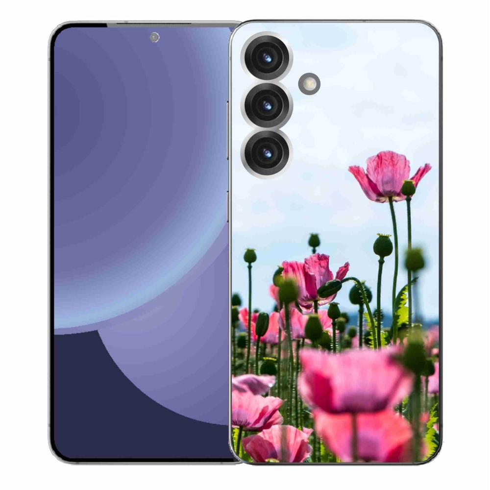 Gélový kryt mmCase na Samsung Galaxy S25+ - vlčí mak