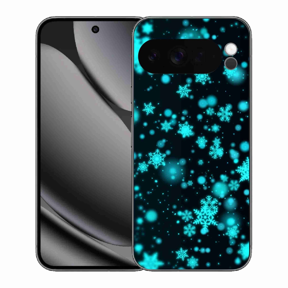 Gélový kryt mmCase na Google Pixel 10 Pro XL - snehové vločky 1