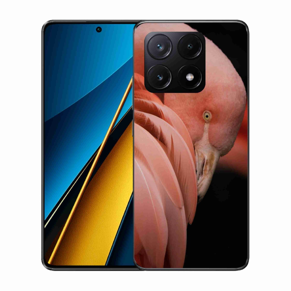 Gélový kryt mmCase na Xiaomi Poco X6 Pro 5G - plameniak 3