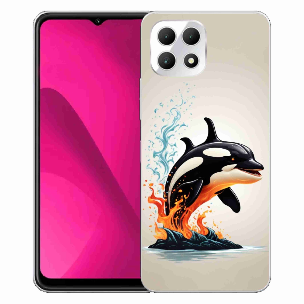 Gélový kryt mmCase na T-Mobile T Phone 2 - kosatka